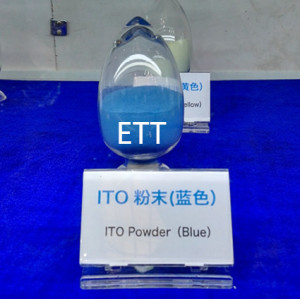 High Quality ITO (Indium Tin Oxide) Powder at Color Blue