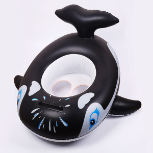 PVC or TPU Inflatable Whale Baby Floating Seat