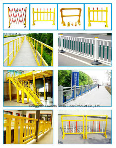 Corrosion Resistance FRP Pultruded Fence FRP Handrail, Safety Barrier Fence